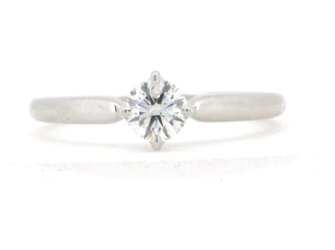 Autre Marque Niwaka PT950 Diamantring Silber