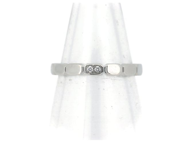Chanel Pt950 Platinum Diamond Ring Size 8