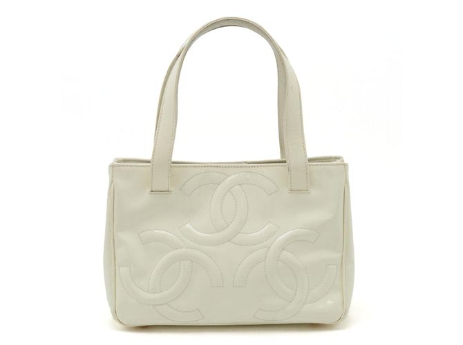Sac à main Chanel Triple Coco Mark Ivoire Doré