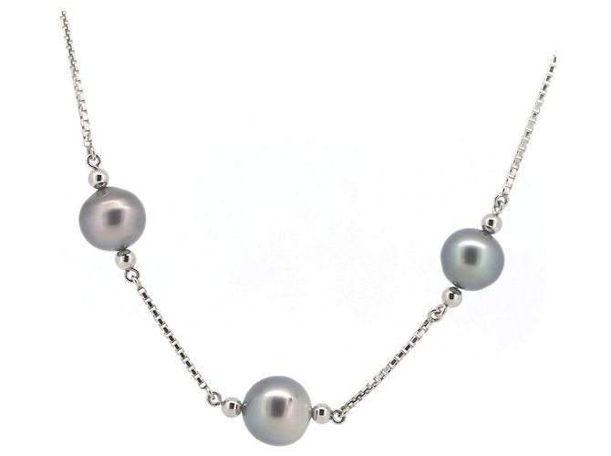 Collar de perlas Tasaki PT850 Platino