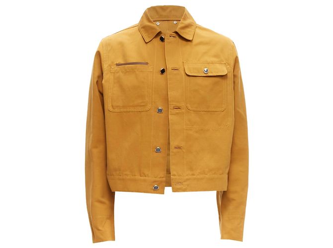 LOUIS VUITTON Virgil Abloh cotton jacket Yellow