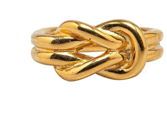Ring Anello per sciarpa Atame placcato oro Hermès D'oro