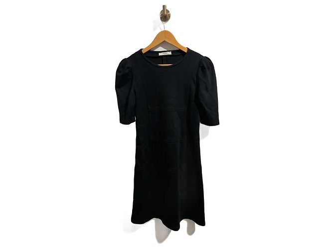 PRADA Kleider T.International M Wolle Schwarz
