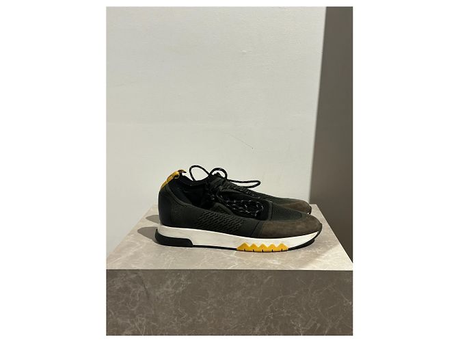 Hermès HERMES Trainer T.EU 43 Stoff Khaki