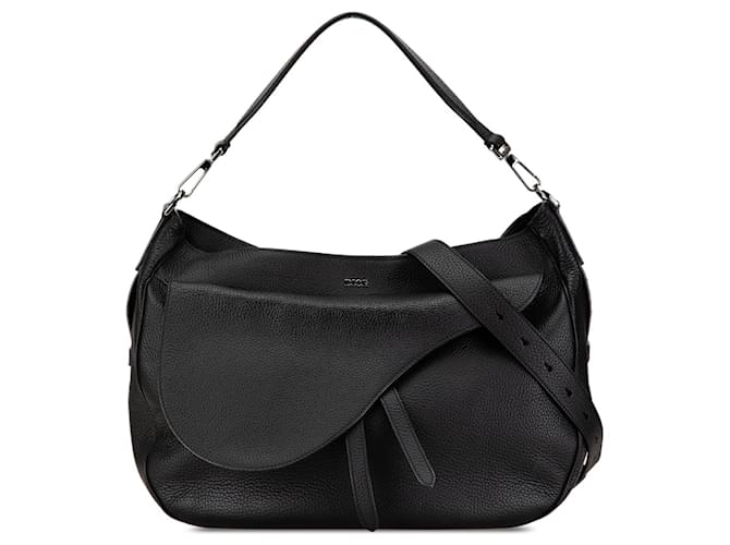 Saddle DIOR Handbags T.  Leather Black  ref.1663112
