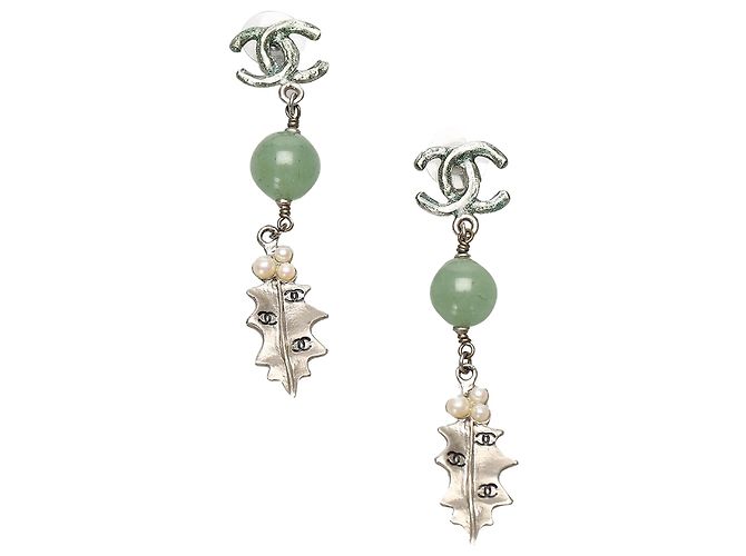 Pendientes CHANEL T. Plata 