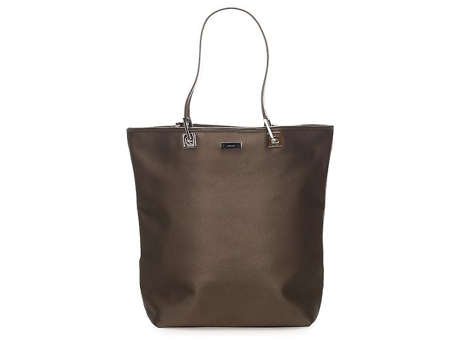 Bolsa tote de nylon marrom Gucci
