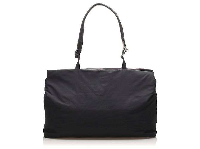 Salvatore Ferragamo Borsa tote in nylon nero Ferragamo