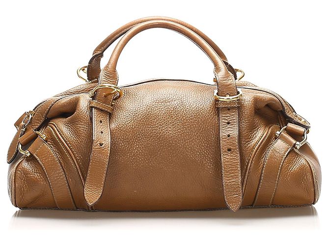 Borse BURBERRY T. Pelle Marrone