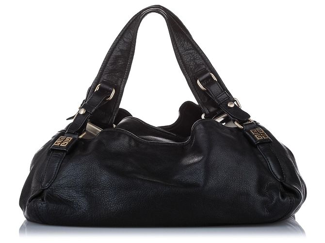 Bolso de mano de cuero negro Givenchy