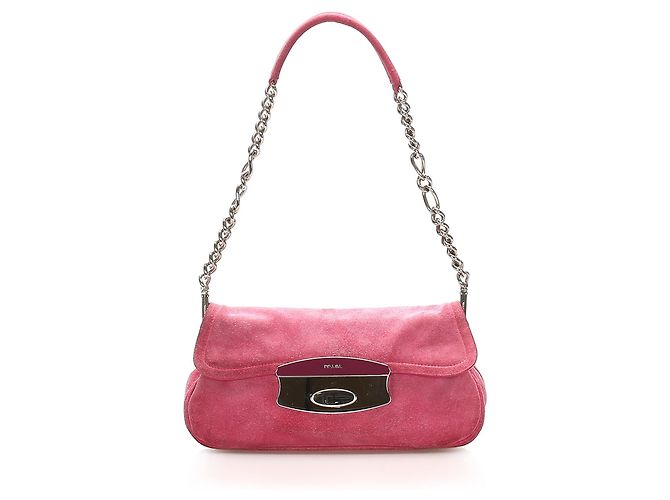 Bolsas PRADA T. Couro Rosa