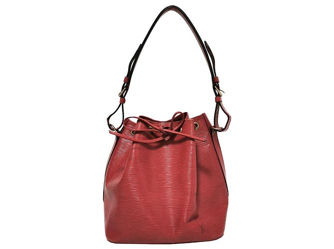 Noe Sacs à main LOUIS VUITTON T. Cuir Rouge