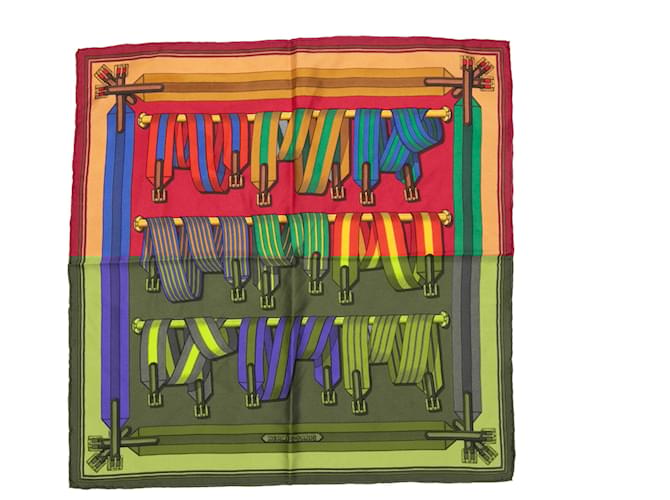 Hermès HERMES Scarves T.  Silk Red  ref.1664142