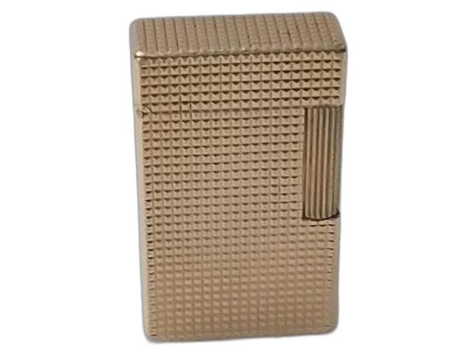St Dupont Diamond tip lighter gold plated Golden