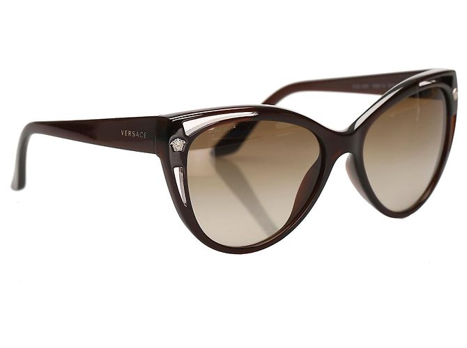 Óculos de sol VERSACE T. Plástico Marrom