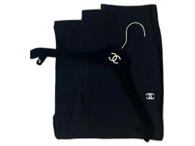 Autre Marque Chanel uniform Black Cotton Polyester Wool  ref.1665926