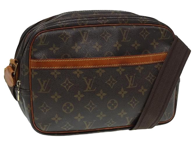 Louis Vuitton Reporter pm Brown Cloth  ref.1666155