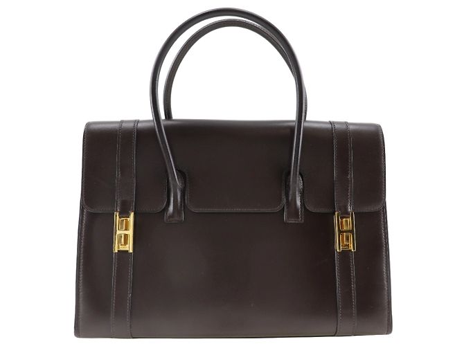 Hermès Borsa Hermes Drag 30 Marrone Vitello simile a un vitello