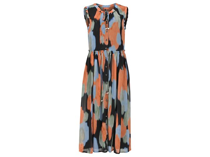 Vestido midi tie-dye Aether de Altuzarra en poliéster multicolor