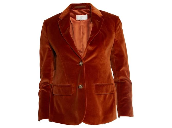 Autre Marque Hudgens x Suistudio, Janice velvet blazer Brown  ref.1669034
