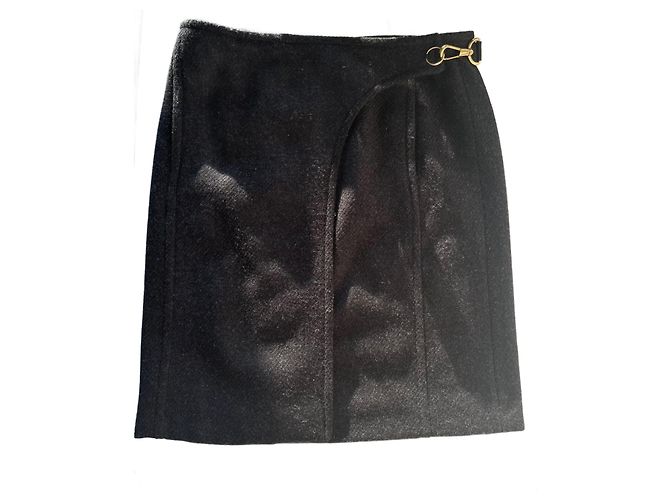 Falda Gucci Piccole Negra Gris Negro