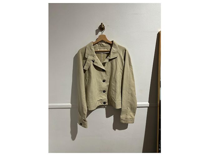 MARNI Chaquetas T.International XL Algodón Beige