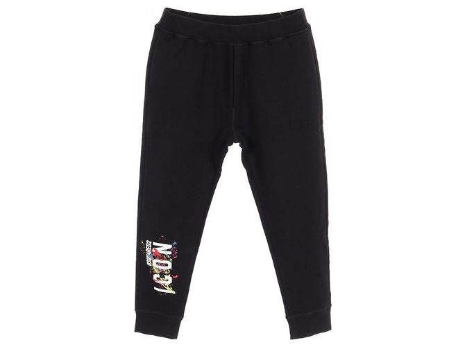 Calças de algodão V-Icon da Dsquared2