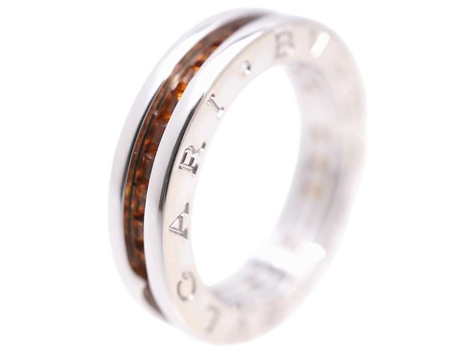 Bulgari Anillo B-Zero1 Citrino de Bvlgari en Oro Blanco