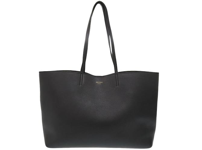 Jimmy Choo Nine2Five EW Tote Bag Black Leather ref.1671588 - Joli Closet