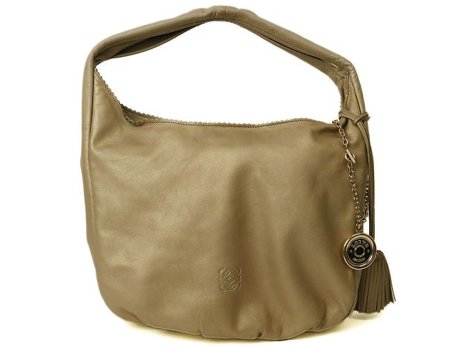Sac Anagram Loewe en or Doré
