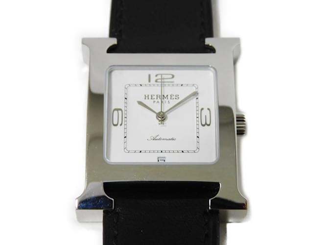 Hermès Hermes H Date Automatic Wristwatch  ref.1673687