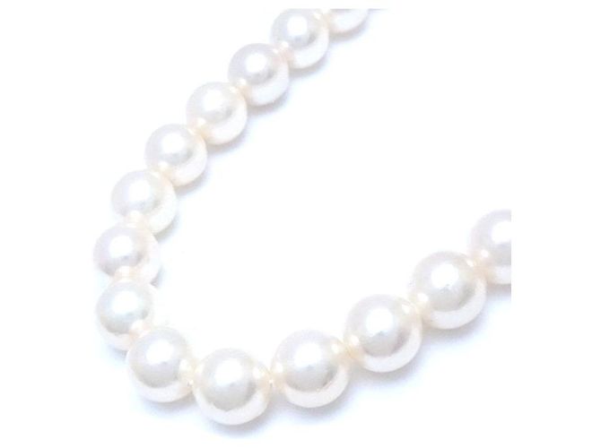 Autre Marque Collar de Perlas Akoya Plata 8,5-9mm