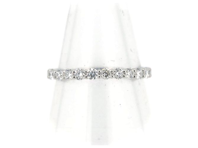 Autre Marque Vendome Aoyama Halb-Ewigkeit Diamantring Pt950