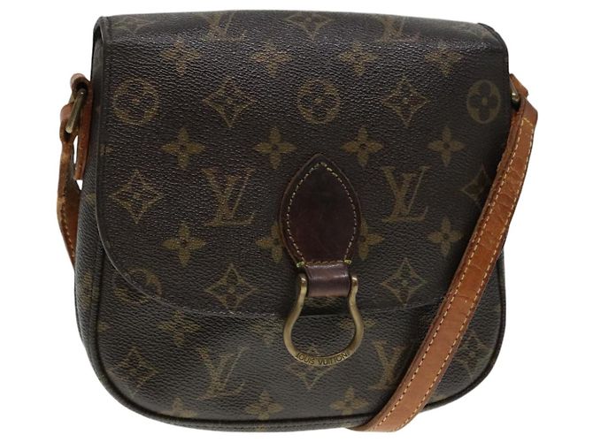 Saint-Cloud LOUIS VUITTON Monogram Saint Cloud MM Bolsa de Hombro M51243 LV Auth bs18135 Monograma