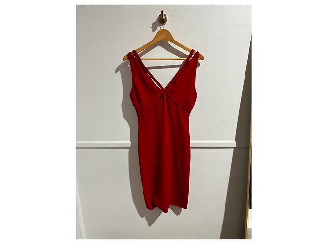 ROBERTO CAVALLI Kleider T.International S Polyester Rot