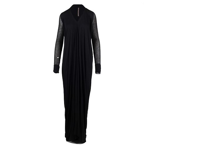 Vestido largo Rick Owens - años 10 Negro