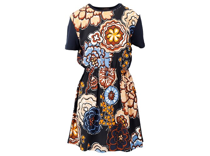 Vestido estampado floral Louis Vuitton - anos 10 Multicor