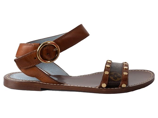Louis Vuitton Passenger Flat Sandals - '20s Brown