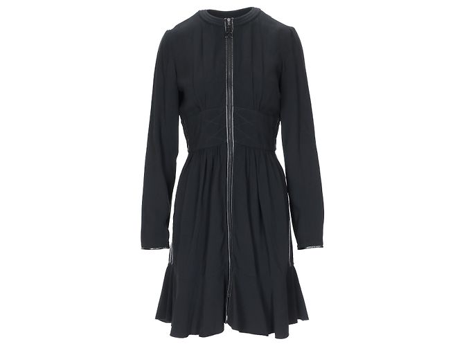 Abito nero con zip Louis Vuitton - anni '10