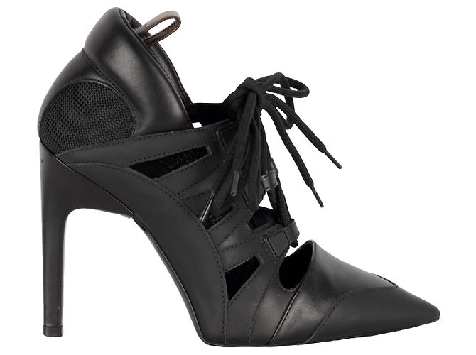 Twist Louis Vuitton Streamline Lace-up Pumps - '10s Black