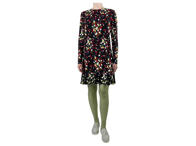 Autre Marque Multi printed shirred waist mini dress - size UK 8 Multiple colors Polyester  ref.1675961