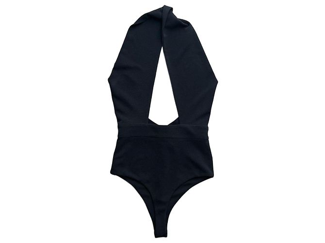 Aqaq Bodysuit Schwarz