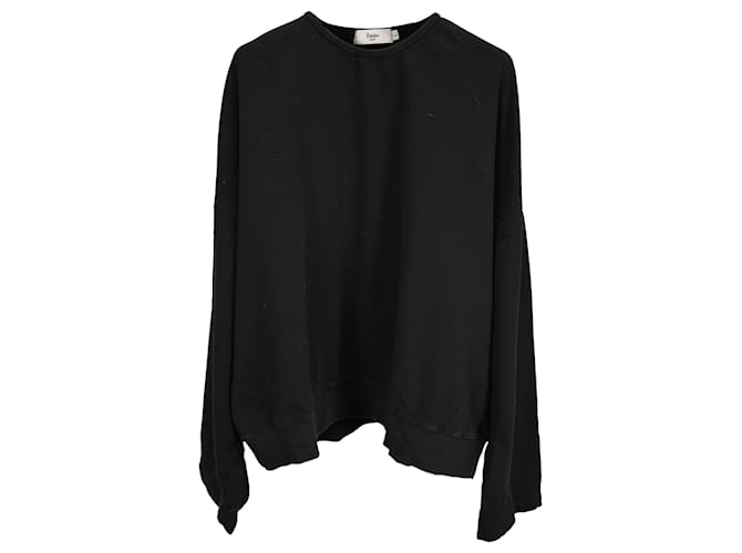 Autre Marque Frankie Shop Crewneck Sweatshirt in Black Cotton  ref.1678066