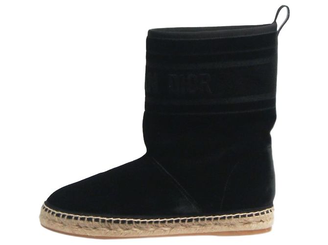 Dior Black Granville ankle boots - size EU 36.5