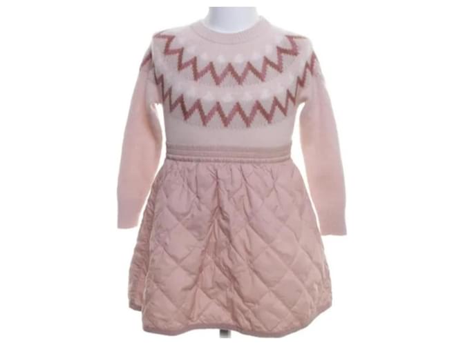 Moncler Dresses Pink Wool  ref.1681997