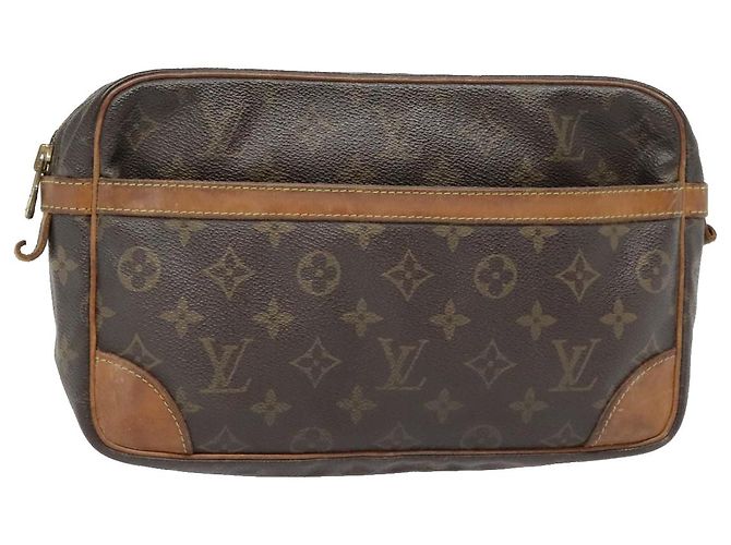 LOUIS VUITTON Clutch Compiegne 28 M51845 LV Auth 91471 Monogramm