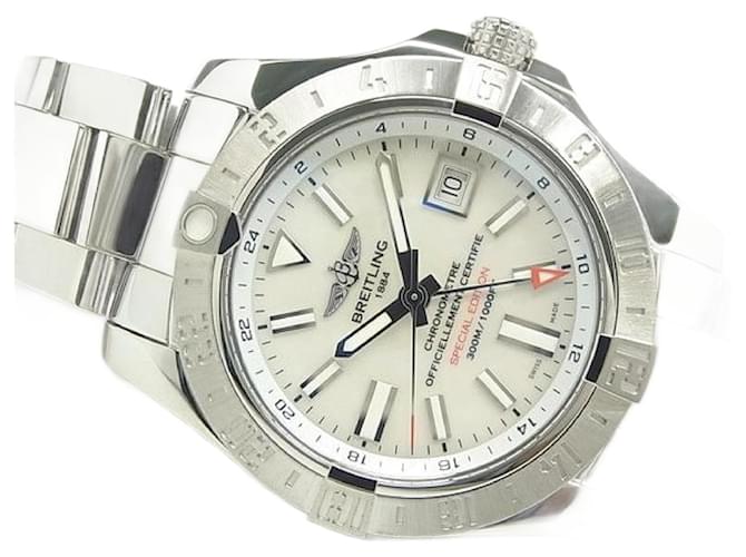 BREITLING AvengerII GMT MOP Dial A3239011/A809 Mens Silvery Steel  ref.1685149