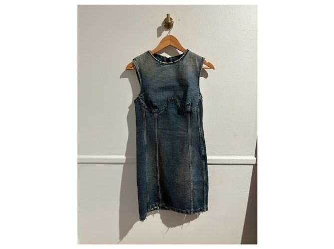 Vestido GIVENCHY T.FR 38 Algodón Azul 
