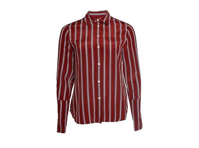 Autre Marque FRAME, camicia a righe rossa Rosso