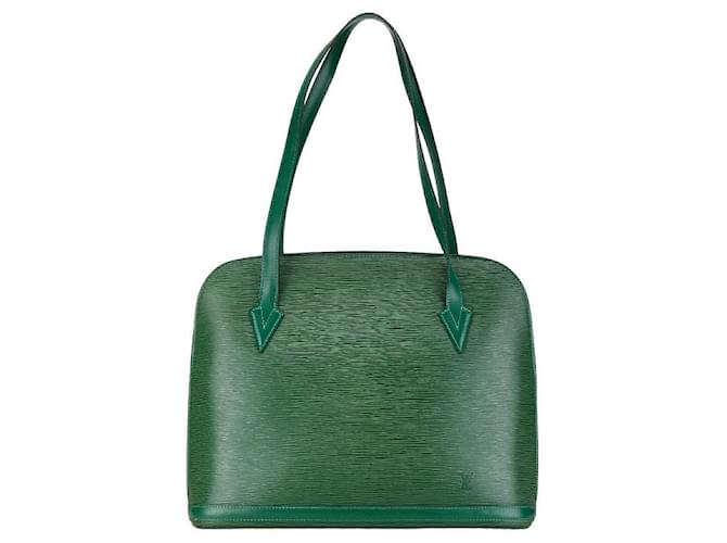 Louis Vuitton Epi Leather Shoulder Tote M52284 Green  ref.1691163